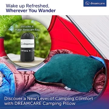 DREAMCARE Camping Pillow for Travel and Camping Comfort