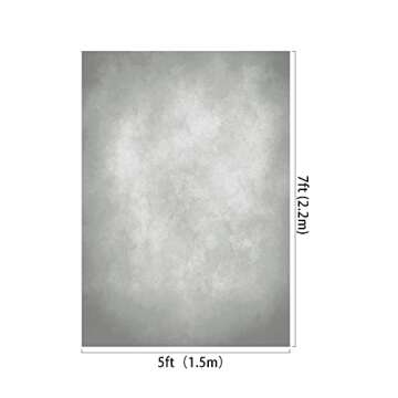 Kate 5x7ft Light Grey Backdrops Abstract Photography Backdrop for Professional Studio Backgrounds