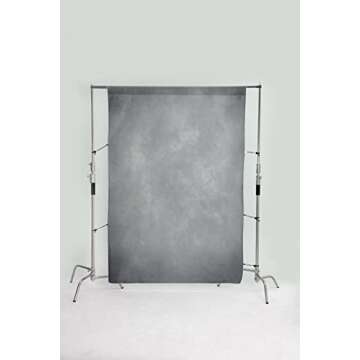 Kate 5x7ft Light Grey Backdrops Abstract Photography Backdrop for Professional Studio Backgrounds