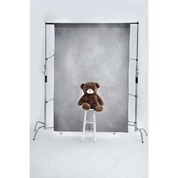 Kate 5x7ft Light Grey Backdrops Abstract Photography Backdrop for Professional Studio Backgrounds