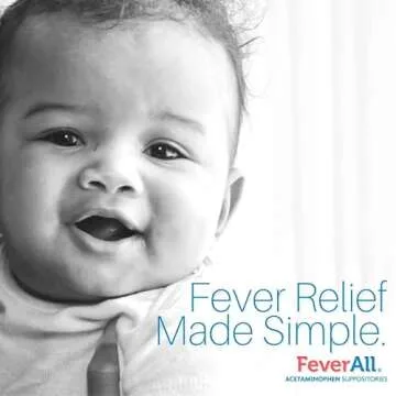 Feverall Infant Acetaminophen Suppositories 6 Rectal Suppositories 80mg Each Pain Reliever/Fever Reducer. Paraben Free, No Artificial Colors or Other preservatives. Ages 6-36 Months- 2 Pack