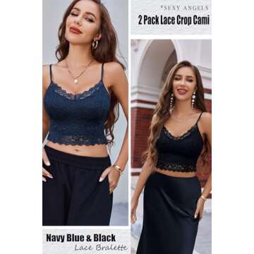 Avidlove Lace Cami Tops: Elegant & Comfortable Bralette