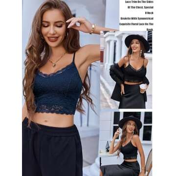 Avidlove Lace Cami Tops: Elegant & Comfortable Bralette