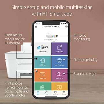 HP DeskJet Plus 4152 All-in-One Wireless Printer