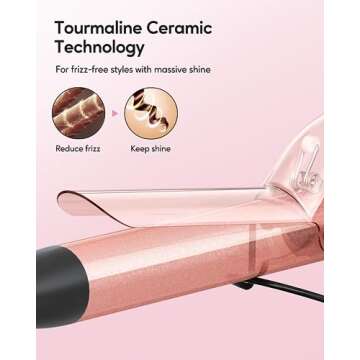 Wavytalk 5 in 1 Curling Iron with Thermal Brush Set