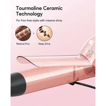 Wavytalk 5 in 1 Curling Iron with Thermal Brush Set