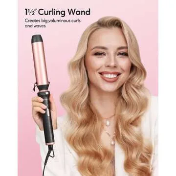 Wavytalk 5 in 1 Curling Iron with Thermal Brush Set