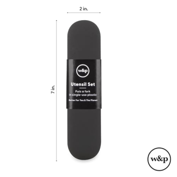 W&P Porter Stainless Steel Utensil Set - Eco-Friendly & Portable