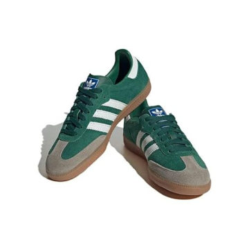 Adidas Samba OG Mens Green Suede Sneakers, Size 8.5