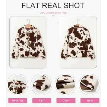 Dokotoo Women's 2024 Trendy Fleece Jacket Warm & Stylish