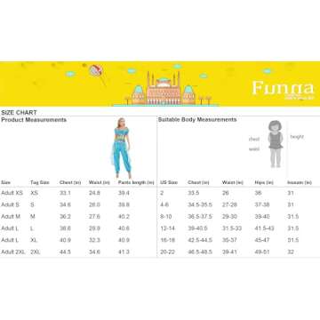 Funna Princess Costume Dress Up for Women - Blue