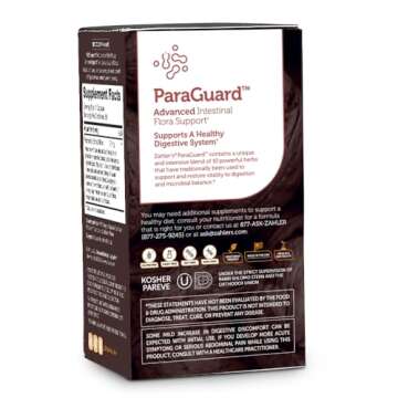 Zahler - ParaGuard Capsules - Gut Health Supplement - Formula has Wormwood, Garlic Bulb, Pumpkin Seed, Clove & More - Natural Support for Humans - Certified Kosher 30 Count
