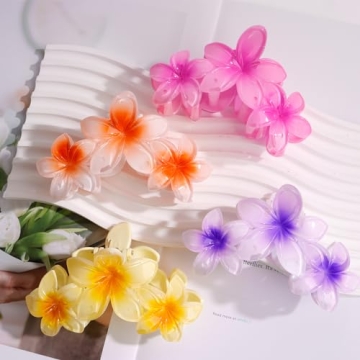 AMCAMI Flower Hair Clips Set for All Hair Types