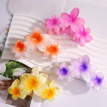 AMCAMI Flower Hair Clips Set for All Hair Types