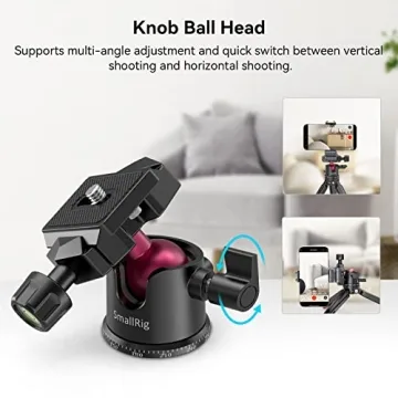 SmallRig Mini Tripod - Lightweight, Durable & Versatile