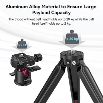 SmallRig Mini Tripod - Lightweight, Durable & Versatile