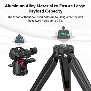 SmallRig Mini Tripod - Lightweight, Durable & Versatile