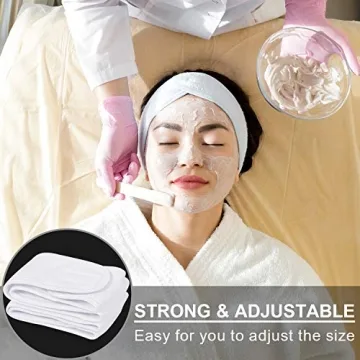 Whaline Spa Facial Headband Set - Adjustable and Stylish
