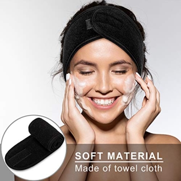 Whaline Spa Facial Headband Set - Adjustable and Stylish