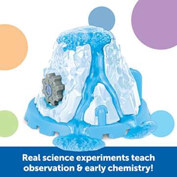 Learning Resources Beaker Creatures Fizzing Frost Reactor - 6 Pieces, Ages 5+ Volcano Science Kit fo...