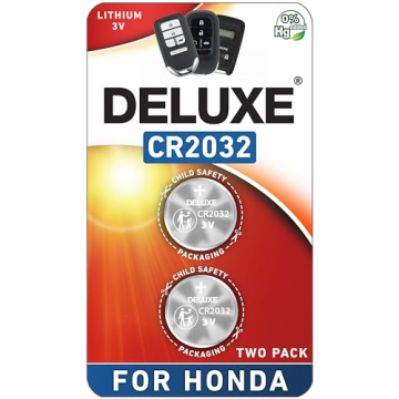 Key Fob Replacement Batteries for Honda Vehicles - Pack of 2 | Long-Lasting Power