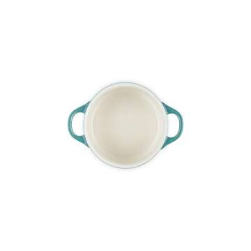 Le Creuset Noël Collection Stoneware Mini Cocotte with Star Knob, 24 oz., Artichaut