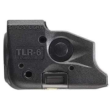 Streamlight 69290 TLR-6 100-Lumen Tactical Weapon Light with Integrated Red Aiming Laser Designed Ex...