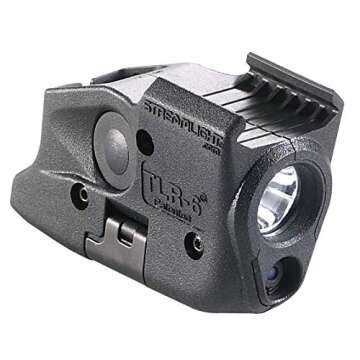 Streamlight 69290 TLR-6 100-Lumen Tactical Weapon Light with Integrated Red Aiming Laser Designed Exclusively and Solely for Select Glock Railed Handguns, Black