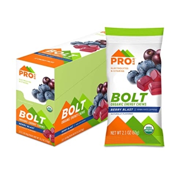 PROBAR Bolt Organic Energy Chews - Berry Blast | Vegan, Gluten-Free Energy Boost