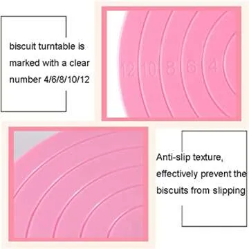 16 Pc Cookie Decorating Kit - 2 Acrylic Turntables, 6 Scribe Needles, 2 Mesh Mats, 6 Decoration Brushes