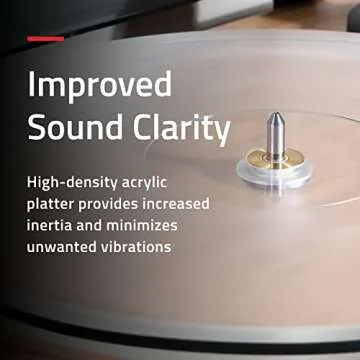 Fluance RT85N Reference High Fidelity Vinyl Turntable Record Player with Nagaoka MP-110 Cartridge, Acrylic Platter, Speed Control Motor, High Mass MDF Wood Plinth, Vibration Isolation Feet - Walnut