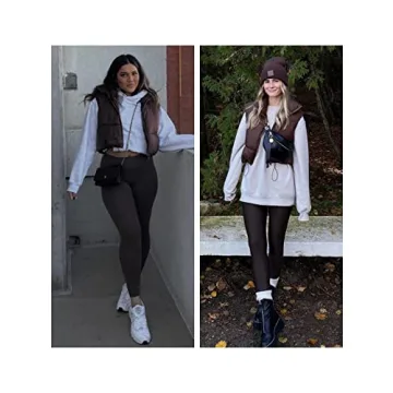 Stylish UANEO Cropped Puffer Vest for Women