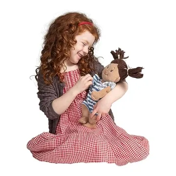 Manhattan Toy Baby Stella Beige with Brown Hair 15" Soft First Baby Doll