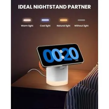 Wireless Charging Station for iPhone Mag-Safe: JoyGeek 3-in-1 Foldable Charger Phone Stand Charger for iPhone 16/15/14/13/12 Pro/Max/Plus - for AirPods - for Apple Watch 2-10/Ultra