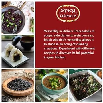 Spicy World Black Wild Rice 24oz | Gourmet & Nutritious