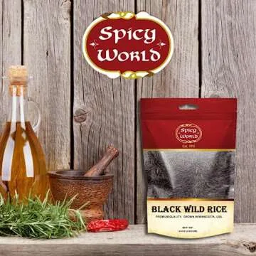 Spicy World Black Wild Rice 24oz | Gourmet & Nutritious