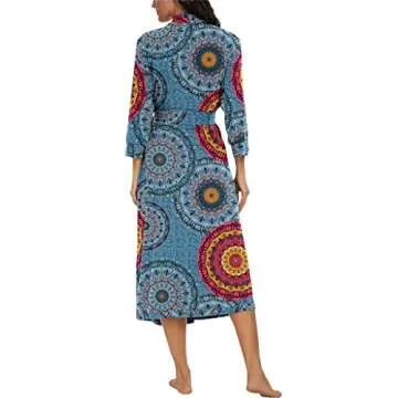 VINTATRE Kimono Robes: Lightweight Soft Knit Bathrobe