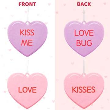 Celebrate Love with ANGOLIO 8PCS Heart Air Fresheners