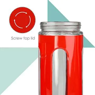Stylish Home Basics Retro Kitchen Canisters Set - 4 Pieces
