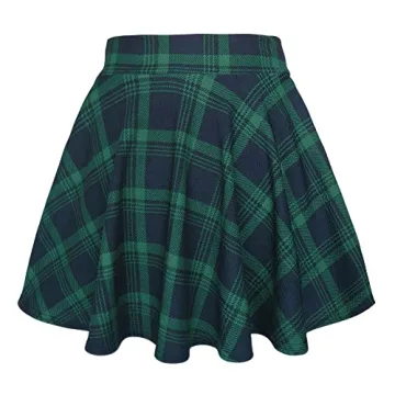 Versatile Stretchy Flared Mini Skater Skirt for Women