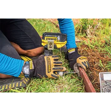 Ironclad Ranchworx Work Gloves RWG2, Premier Leather Work Glove, Performance Fit, Durable, Machine Washable, (1 Pair), RWG2-04-L,Brown/Black