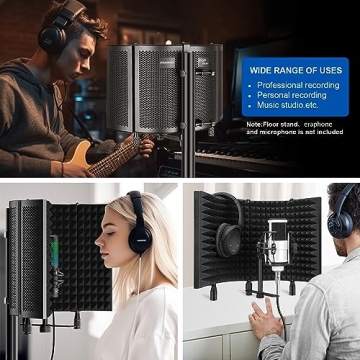 Aokeo Microphone Isolation Shield for Quality Recordings
