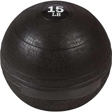 Trademark Innovations Exercise Slam Medicine Ball - 15lb, Durable and Non-Bouncing