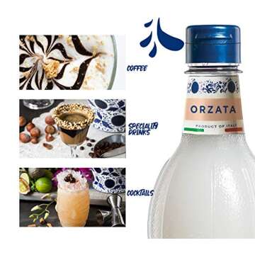 Fabbri Flavoring Syrup, Orgeat, Made in Italy, 33.8 Ounce (1 Liter)