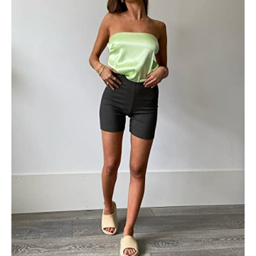 Stylish KMBANGI Women Strapless Crop Top for Chic Looks