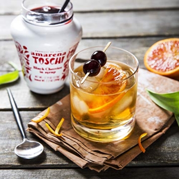 Amarena Toschi Italian Black Cherries in Syrup 17.9 Oz