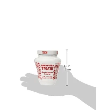 Amarena Toschi Italian Black Cherries in Syrup 17.9 Oz