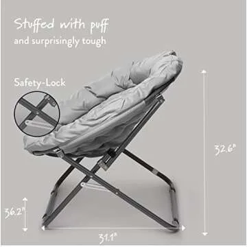 Urban Oversized Saucer Chair for Ultimate Comfort