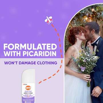 OFF! Clean Feel Insect Repellent Spritz with 20% Picaridin, Bug Spray with Long Lasting Protection from Mosquitoes, Feels Good on Skin, 4 oz