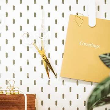 Stylish Gold Scissors for Your Office Decor